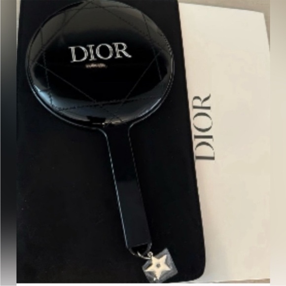 Dior Black Hand Mirror - Picture 1 of 11